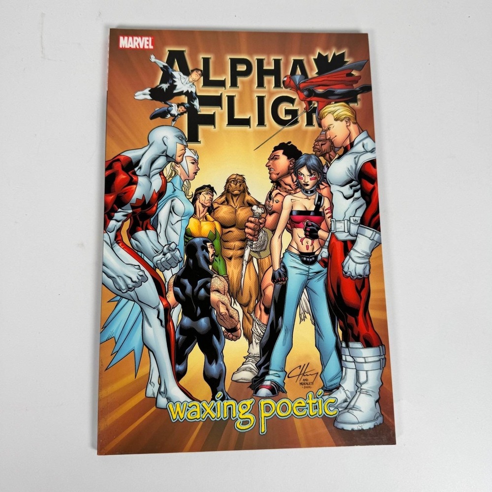 Marvel Alpha Flight Vol 2 Waxing Poetic Graphic‎ Novel 2005 1st Printing